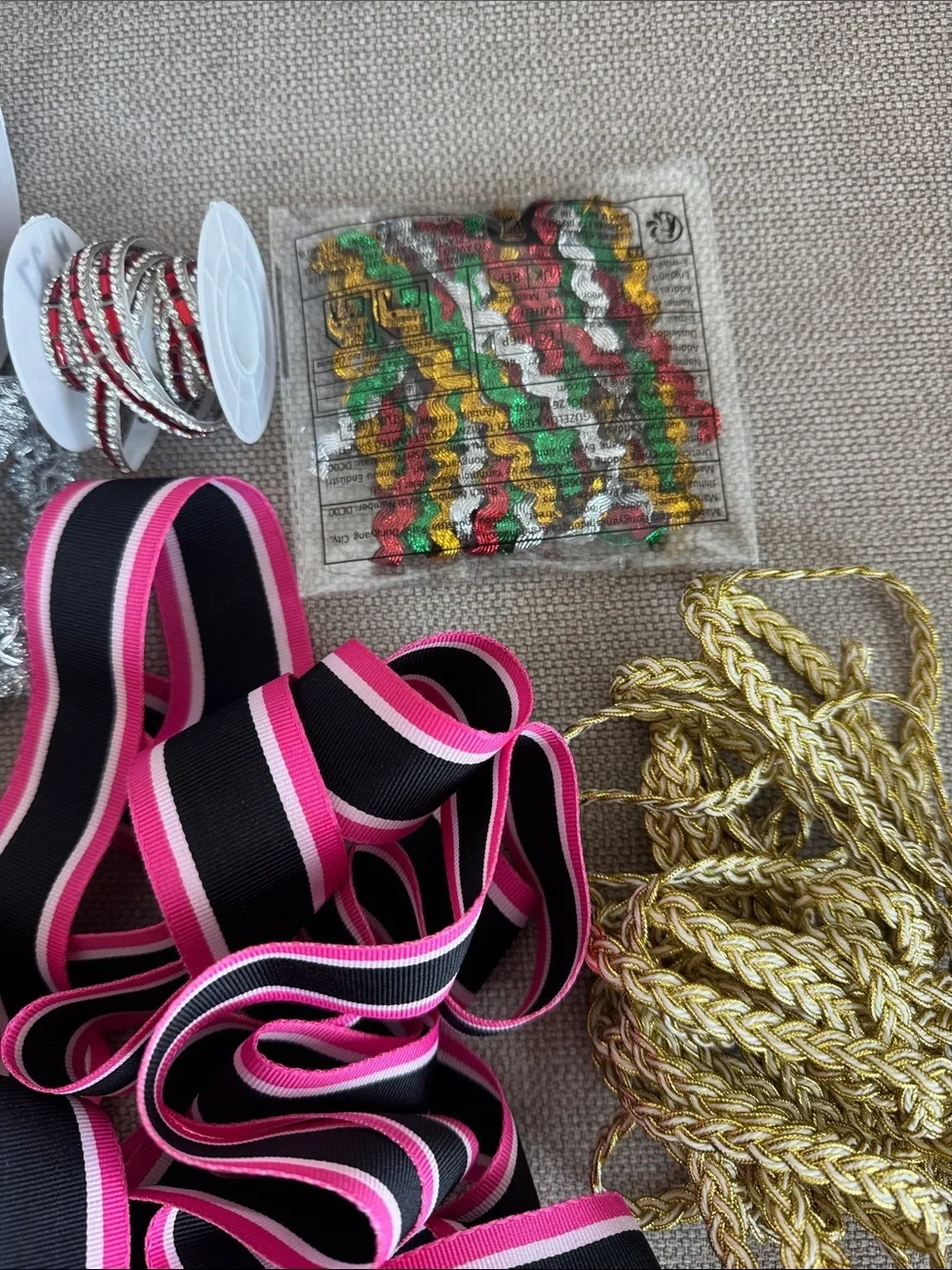 Bundle of Ribbons and Trims